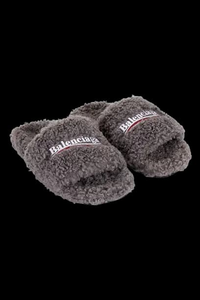 Balenciaga Fur Slides – product photo